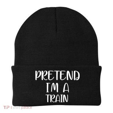 Pretend Im A Train Beanie