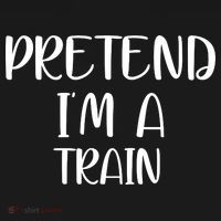 Pretend Im A Train Women's Long Sleeve Shirt thumb 2