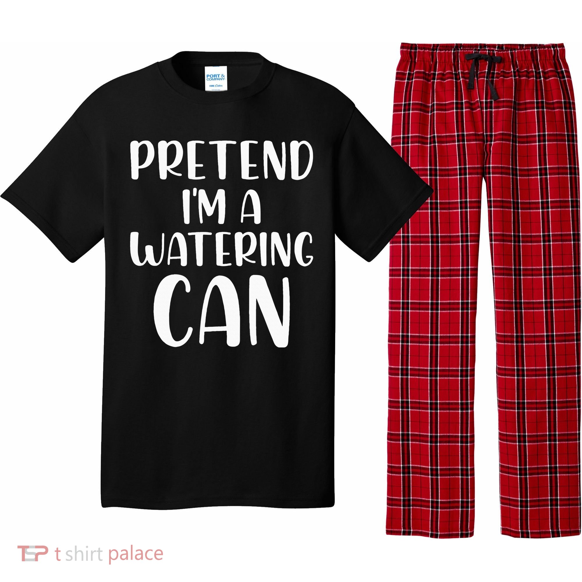 Pretend Im A Watering Can Budget Flowers Halloween Costume Pajama Set