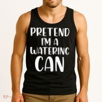 Pretend Im A Watering Can Budget Flowers Halloween Costume Tank Top thumb 3