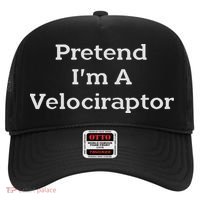 Pretend I'm A Velociraptor Costume Party Funny Halloween Hat thumb 0