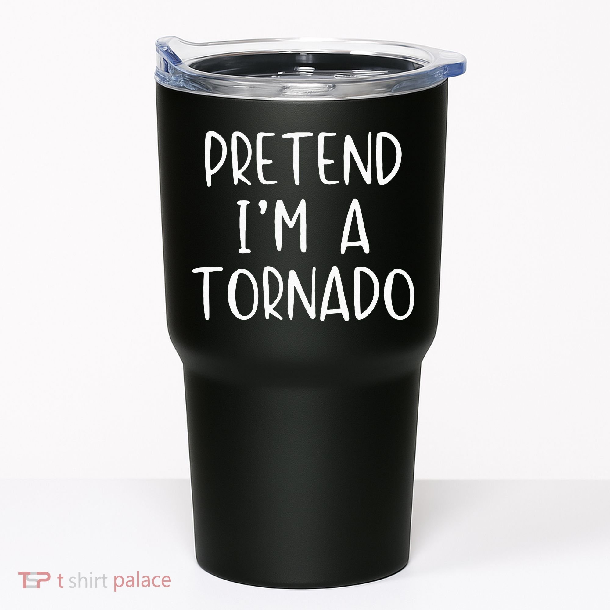 Pretend IM A Tornado Costume Halloween Simple Funny Weather Tumbler