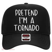 Pretend IM A Tornado Costume Halloween Simple Funny Weather Hat thumb 0