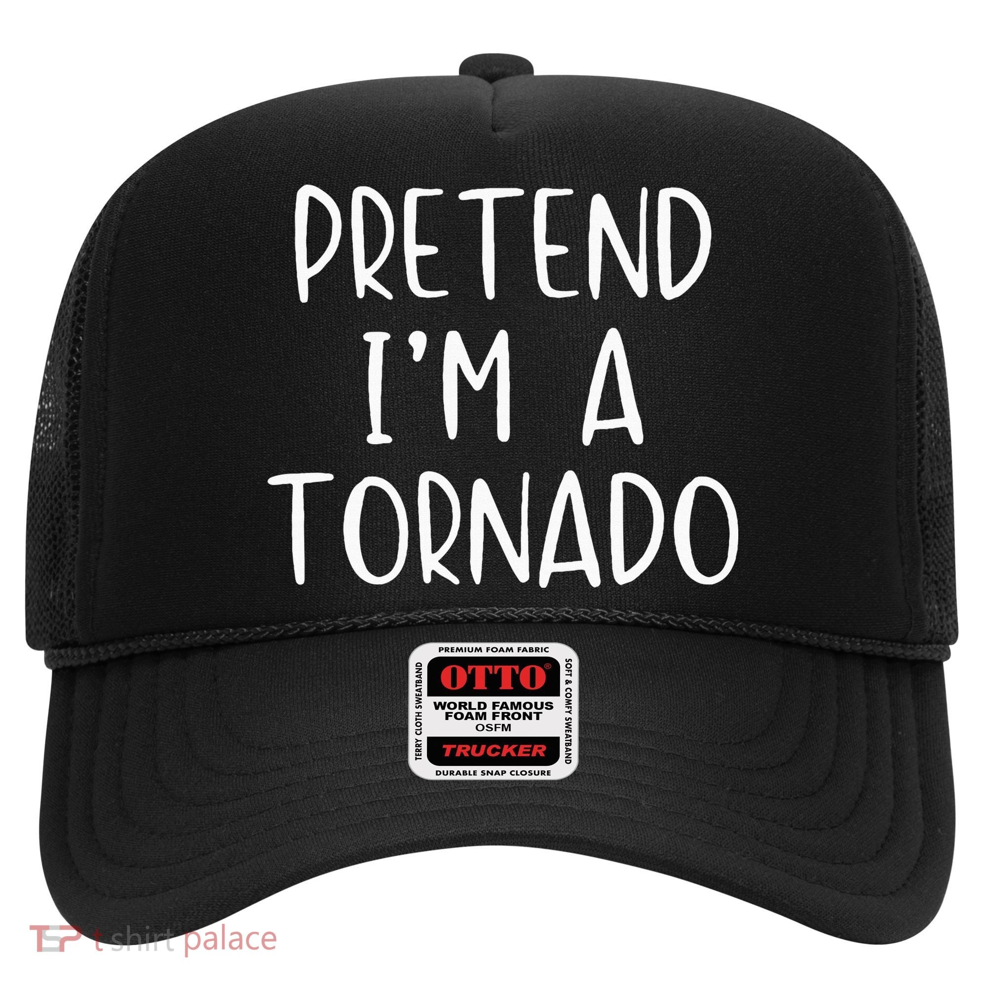 Pretend IM A Tornado Costume Halloween Simple Funny Weather Hat