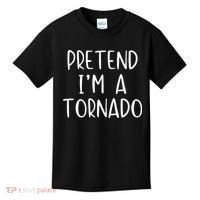 Pretend IM A Tornado Costume Halloween Simple Funny Weather Kids T-Shirt thumb 0