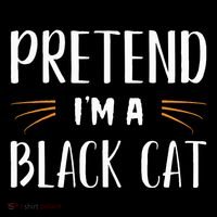 Pretend I'm A Black Cat Costume Party Funny Halloween Cat  Coffee Mug thumb 5