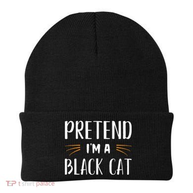 Pretend I'm A Black Cat Costume Party Funny Halloween Cat  Beanie