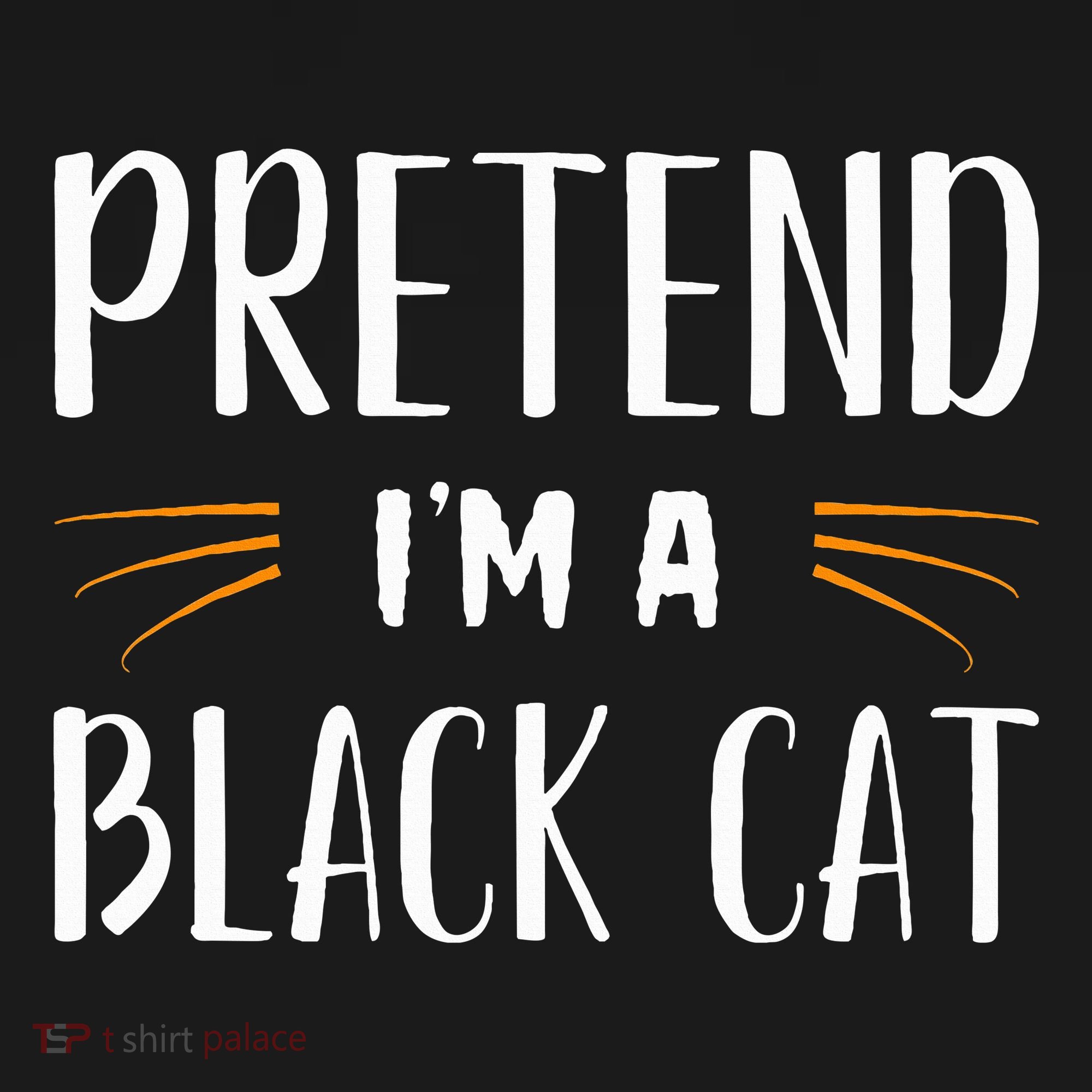 Pretend I'm A Black Cat Costume Party Funny Halloween Cat  Pajama Set