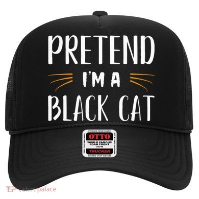 Pretend I'm A Black Cat Costume Party Funny Halloween Cat  Hat
