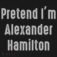 Pretend I'm Alexander Hamilton Easy Funny Costume Sweatshirt thumb 3