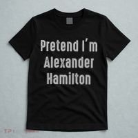 Pretend I'm Alexander Hamilton Easy Funny Costume T-Shirt thumb 5