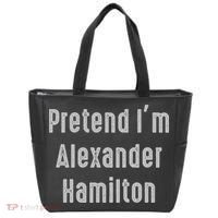 Pretend I'm Alexander Hamilton Easy Funny Costume Tote Bag thumb 0