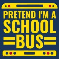 Pretend Im A School Bus Funny Lazy Halloween Costume Kids Sweatshirt thumb 2