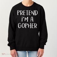 Pretend I'm A Gopher Costume Funny Halloween Party Women's Sweatshirt thumb 0