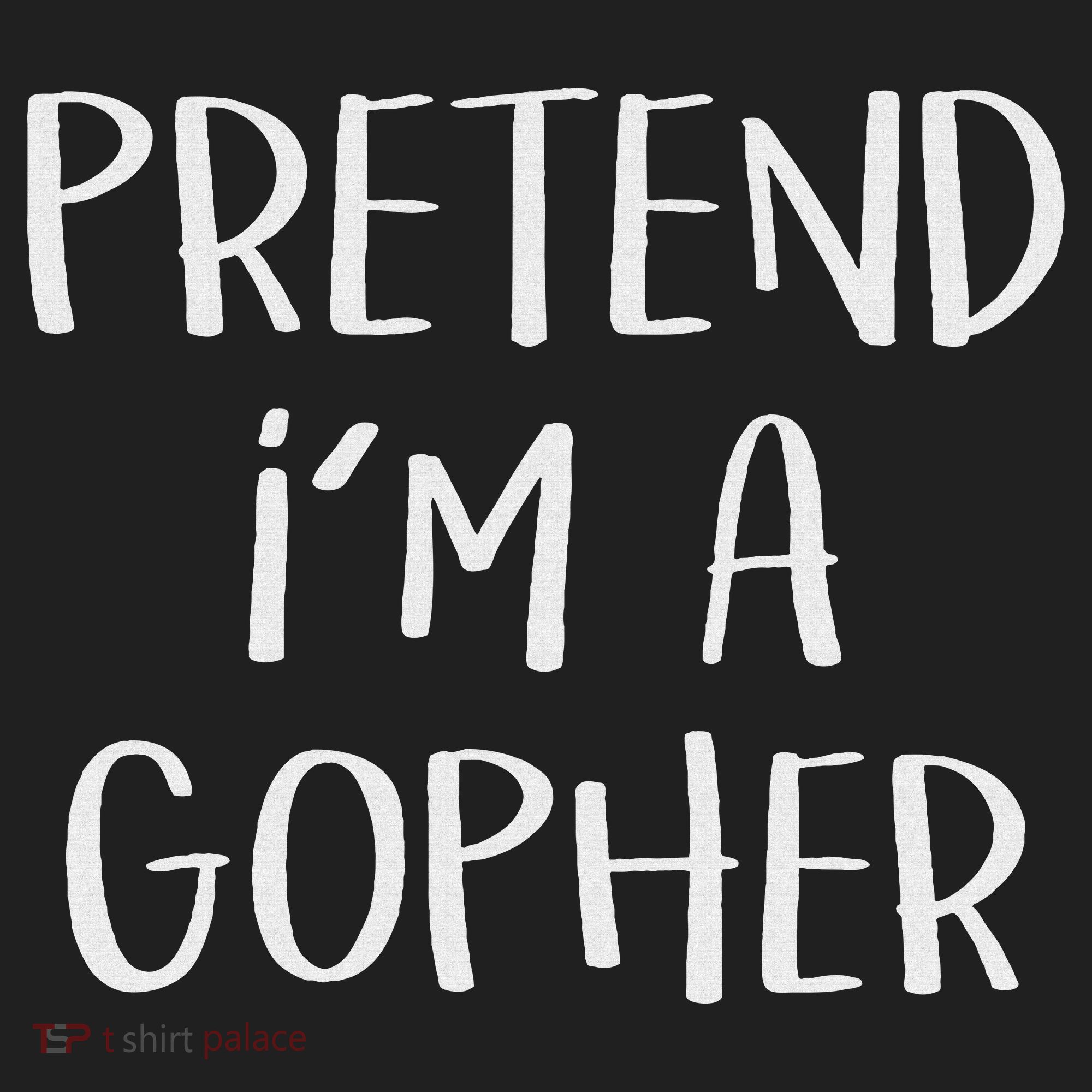 Pretend I'm A Gopher Costume Funny Halloween Party Beanie