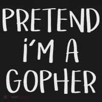 Pretend I'm A Gopher Costume Funny Halloween Party Women's Hoodie thumb 2