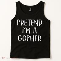 Pretend I'm A Gopher Costume Funny Halloween Party Tank Top thumb 2