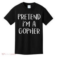 Pretend I'm A Gopher Costume Funny Halloween Party Kids T-Shirt thumb 0