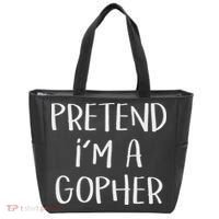Pretend I'm A Gopher Costume Funny Halloween Party Tote Bag thumb 0