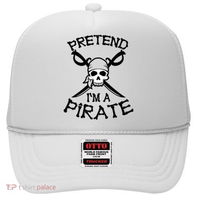 Pretend I'm A Pirate Funny Cartoon Halloween Hat