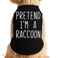 Pretend I'm A Raccoon Costume Halloween Lazy Easy Racoon Doggie Tank thumb 0
