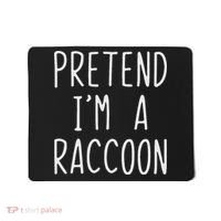 Pretend I'm A Raccoon Costume Halloween Lazy Easy Racoon Mousepad thumb 0