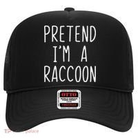 Pretend I'm A Raccoon Costume Halloween Lazy Easy Racoon Hat thumb 0