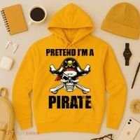 Pretend I'm A Pirate Hoodie thumb 3