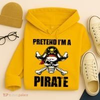 Pretend I'm A Pirate Hoodie thumb 4