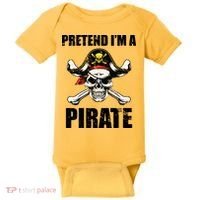 Pretend I'm A Pirate Baby Bodysuit thumb 0