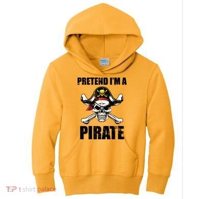 Pretend I'm A Pirate Kids Hoodie