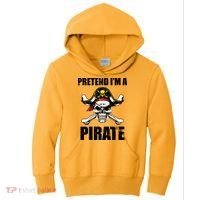 Pretend I'm A Pirate Kids Hoodie thumb 0