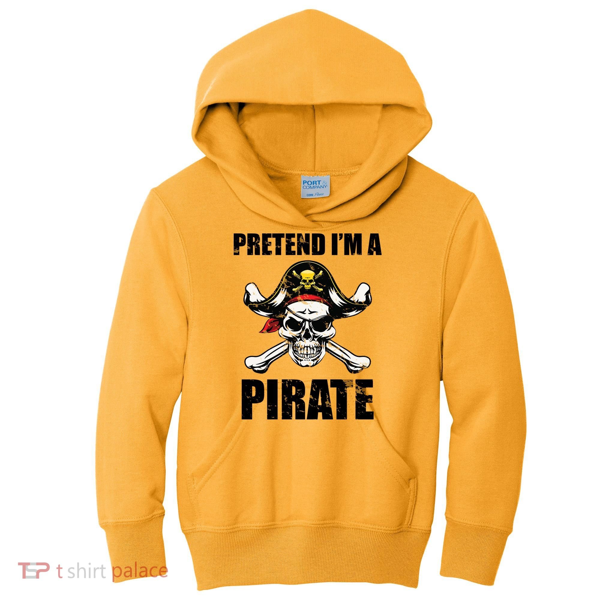 Pretend I'm A Pirate Kids Hoodie