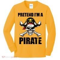 Pretend I'm A Pirate Kids Long Sleeve Shirt thumb 0