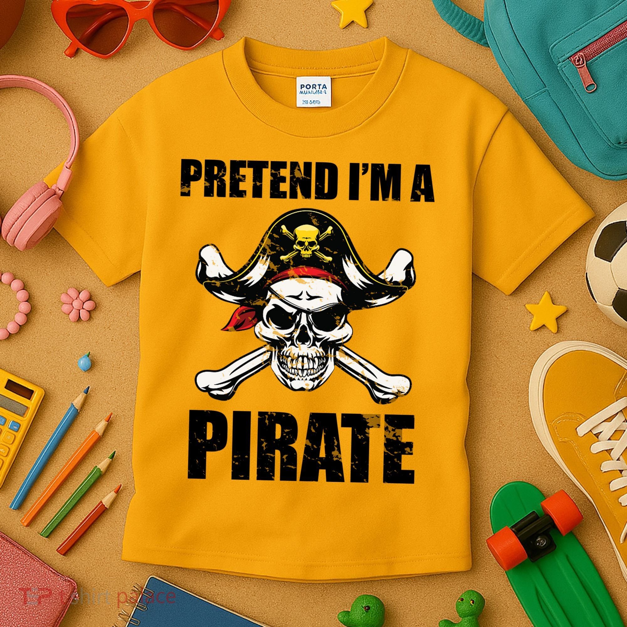 Pretend I'm A Pirate Kids T-Shirt