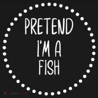 Pretend I'm A Fish Lazy Halloween Costume Women's Hoodie thumb 2