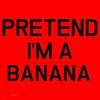Pretend I'm A Banana Funny Lazy Halloween Costume Santa Hat thumb 1