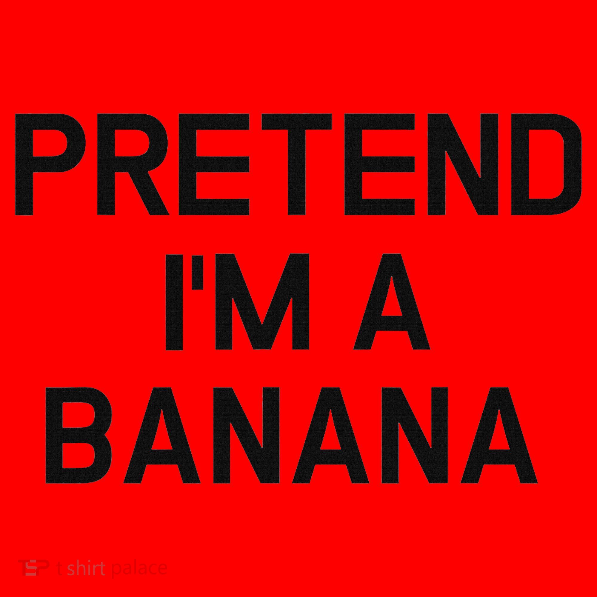 Pretend I'm A Banana Funny Lazy Halloween Costume Santa Hat