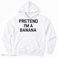 Pretend I'm A Banana Funny Lazy Halloween Costume Hoodie thumb 0