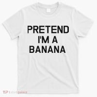 Pretend I'm A Banana Funny Lazy Halloween Costume T-Shirt thumb 0