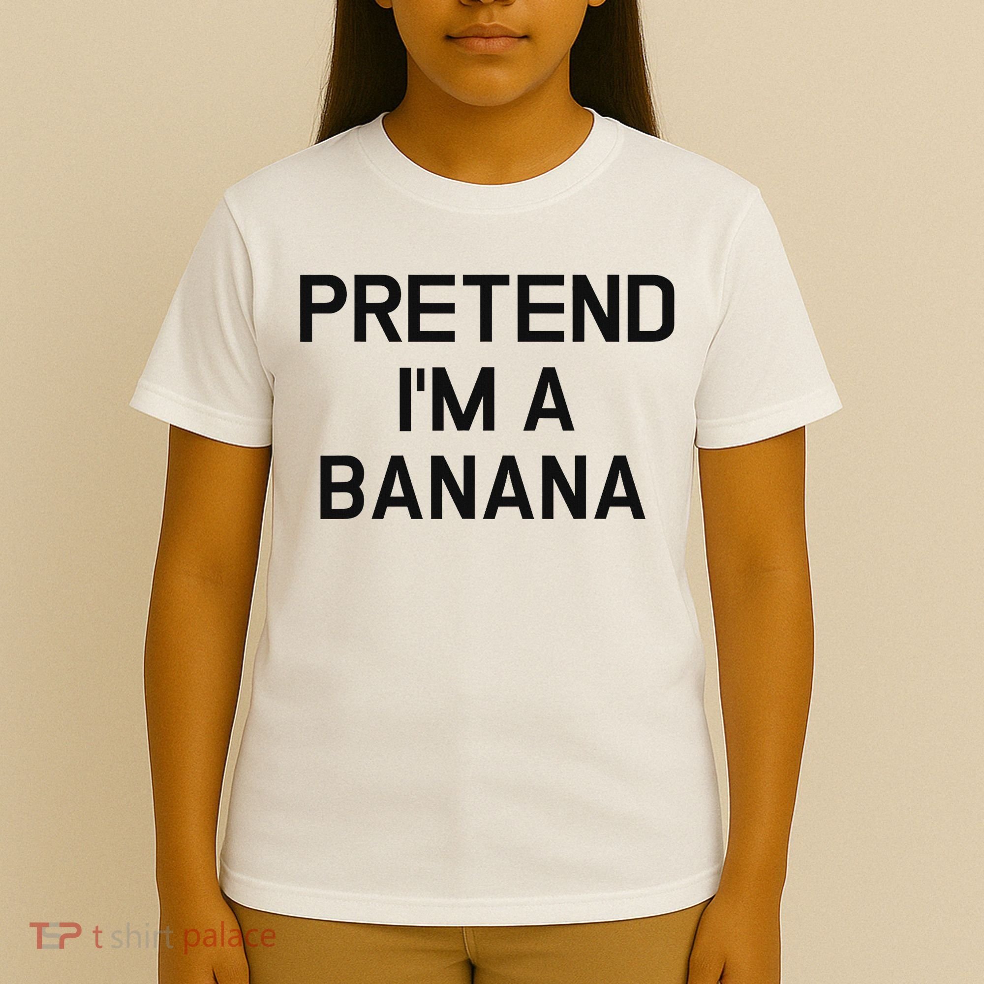 Pretend I'm A Banana Funny Lazy Halloween Costume T-Shirt