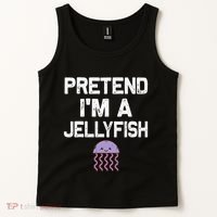 Pretend Im A Jellyfish Halloween Costumes Tank Top thumb 2