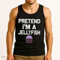 Pretend Im A Jellyfish Halloween Costumes Tank Top thumb 3