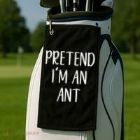 Pretend IM An Ant Costume Halloween Simple Funny Golf Towel thumb 2