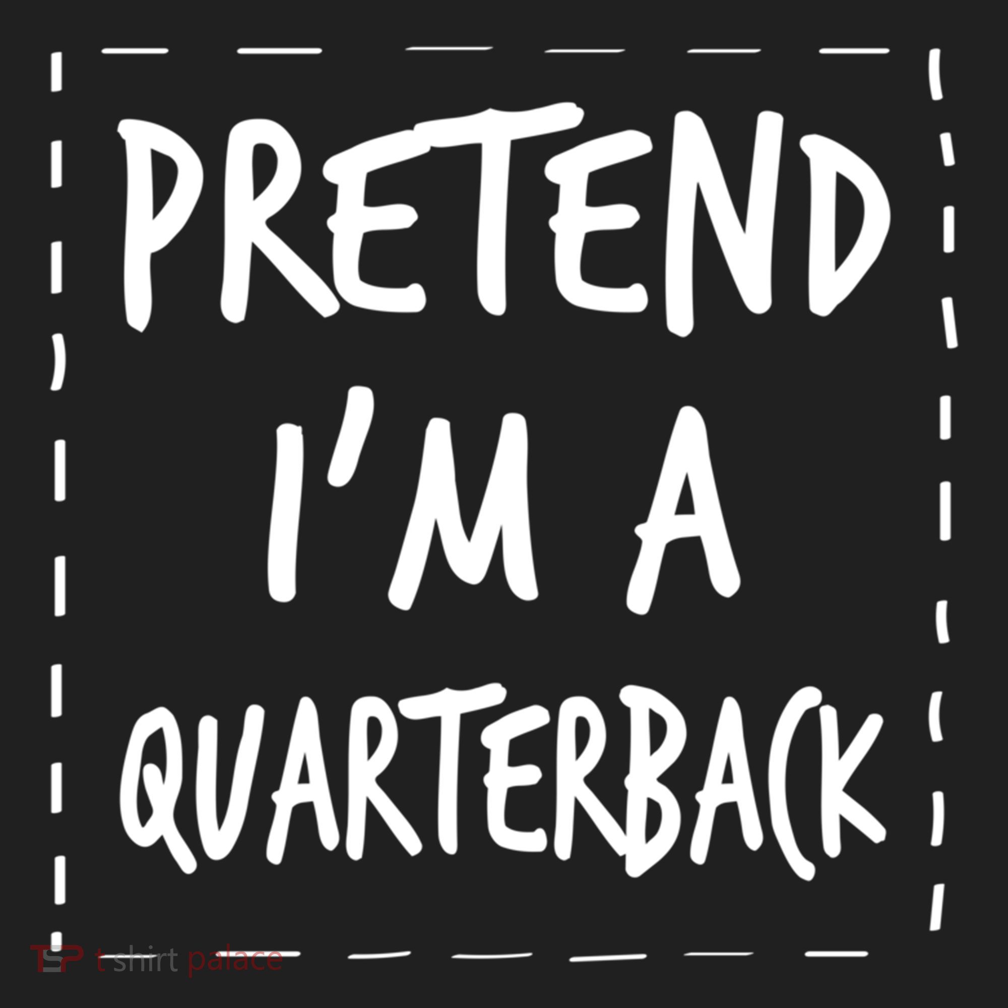 Pretend IM A Quarterback Halloween Costume Great Gift Beanie