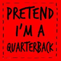 Pretend IM A Quarterback Halloween Costume Great Gift Santa Hat thumb 1