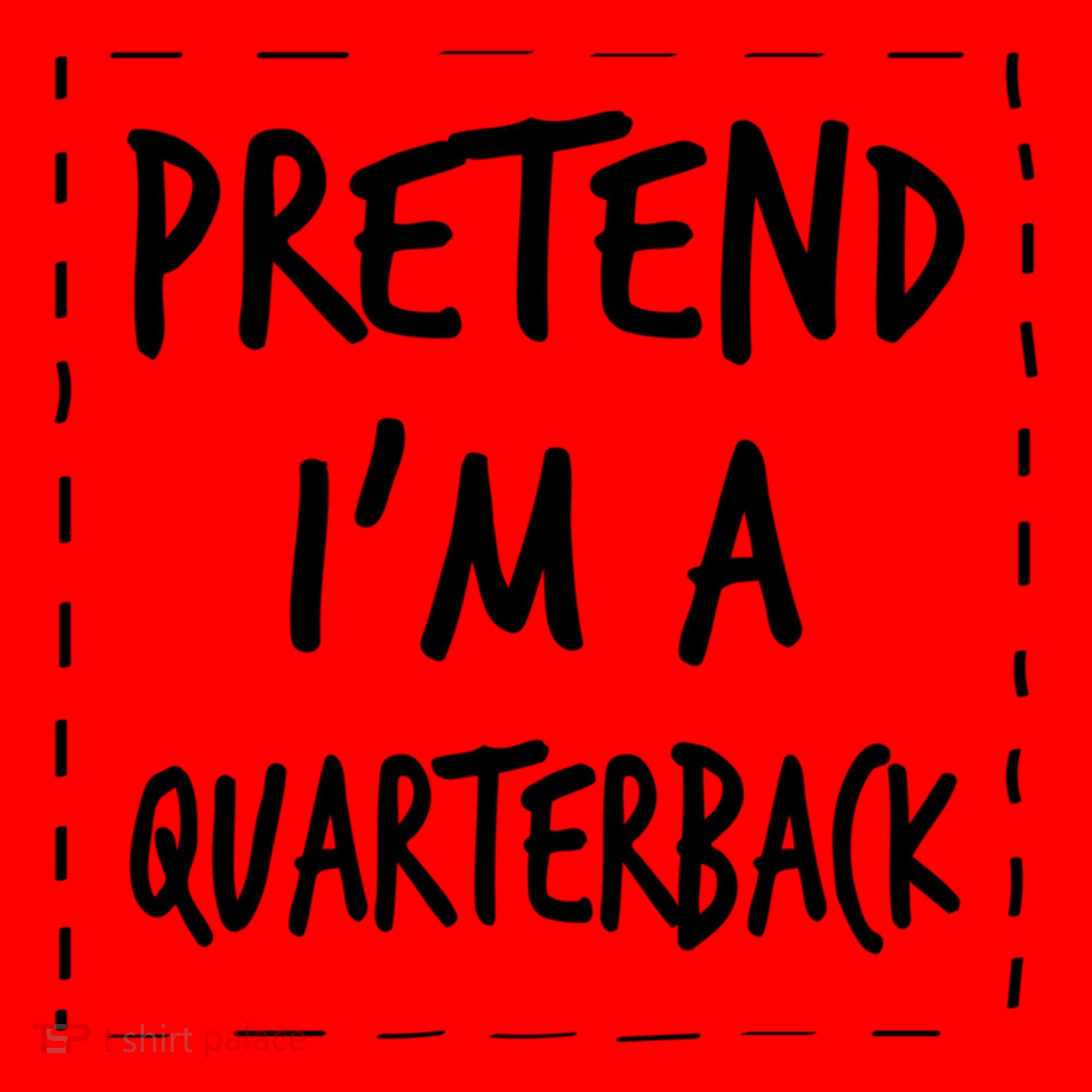 Pretend IM A Quarterback Halloween Costume Great Gift Santa Hat