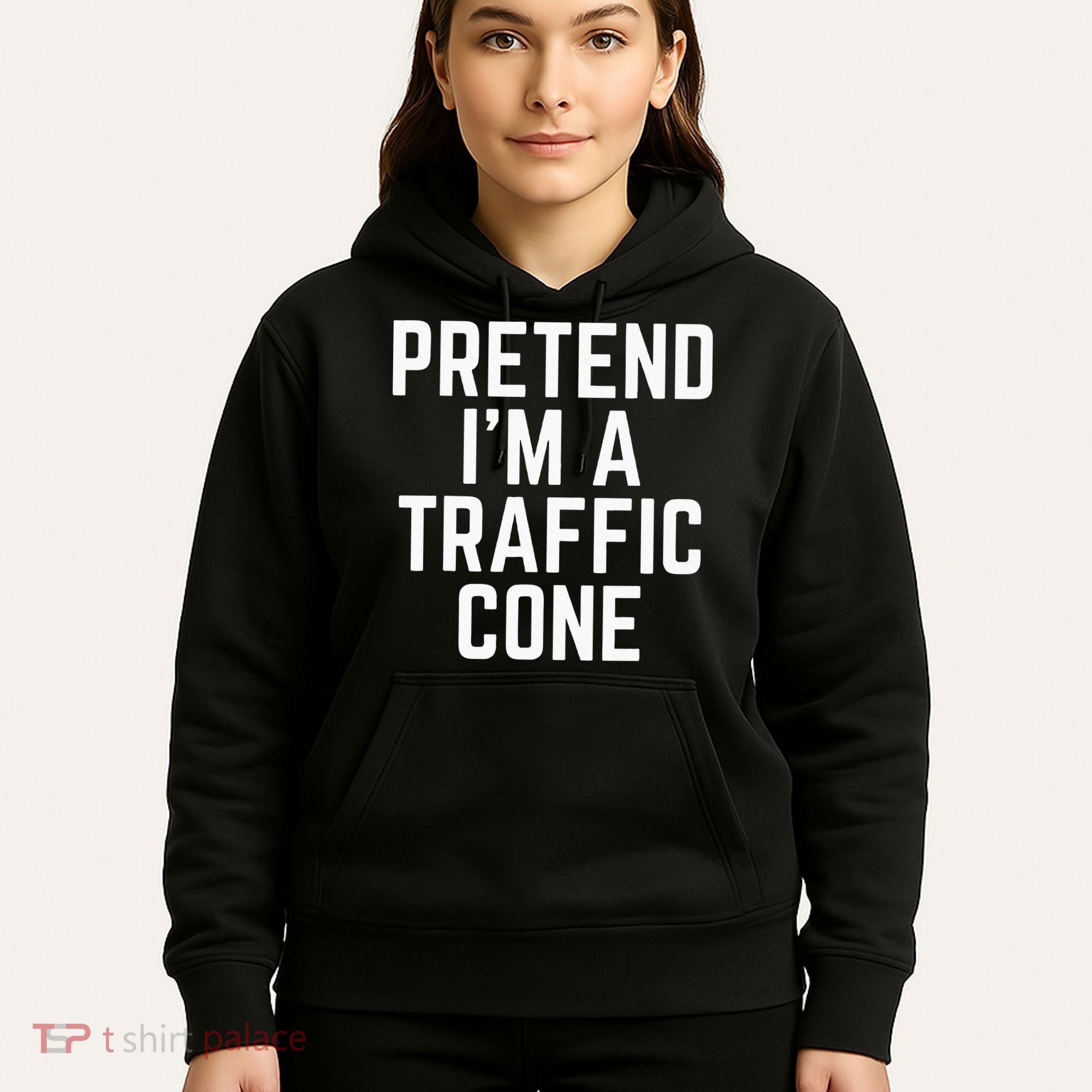 Pretend Im A Traffic Cone Hoodie