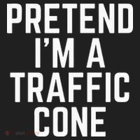 Pretend Im A Traffic Cone Beanie thumb 2