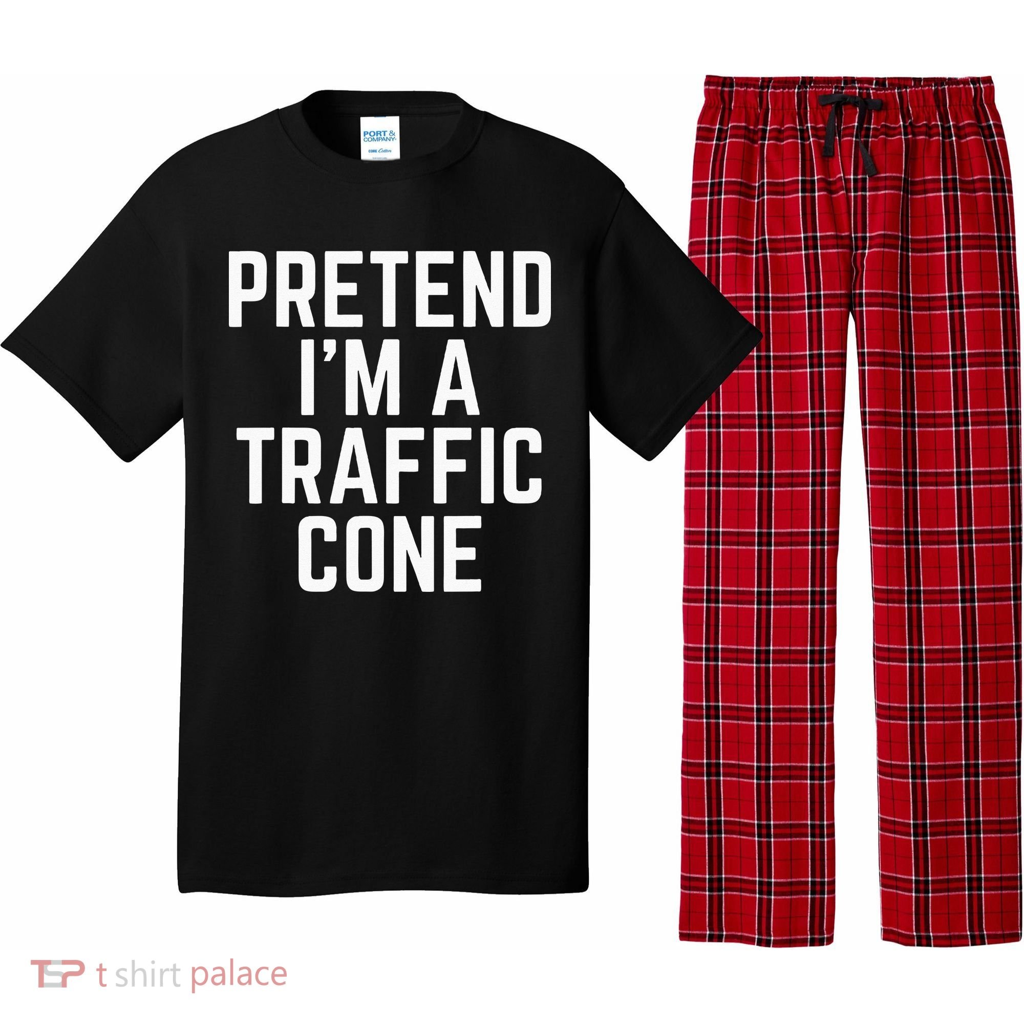 Pretend Im A Traffic Cone Pajama Set